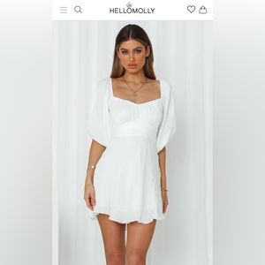 Hello molly FATE FOUND US DRESS WHITE